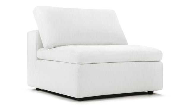 Sky - Sky Sofa Module, Armless, White Linen
