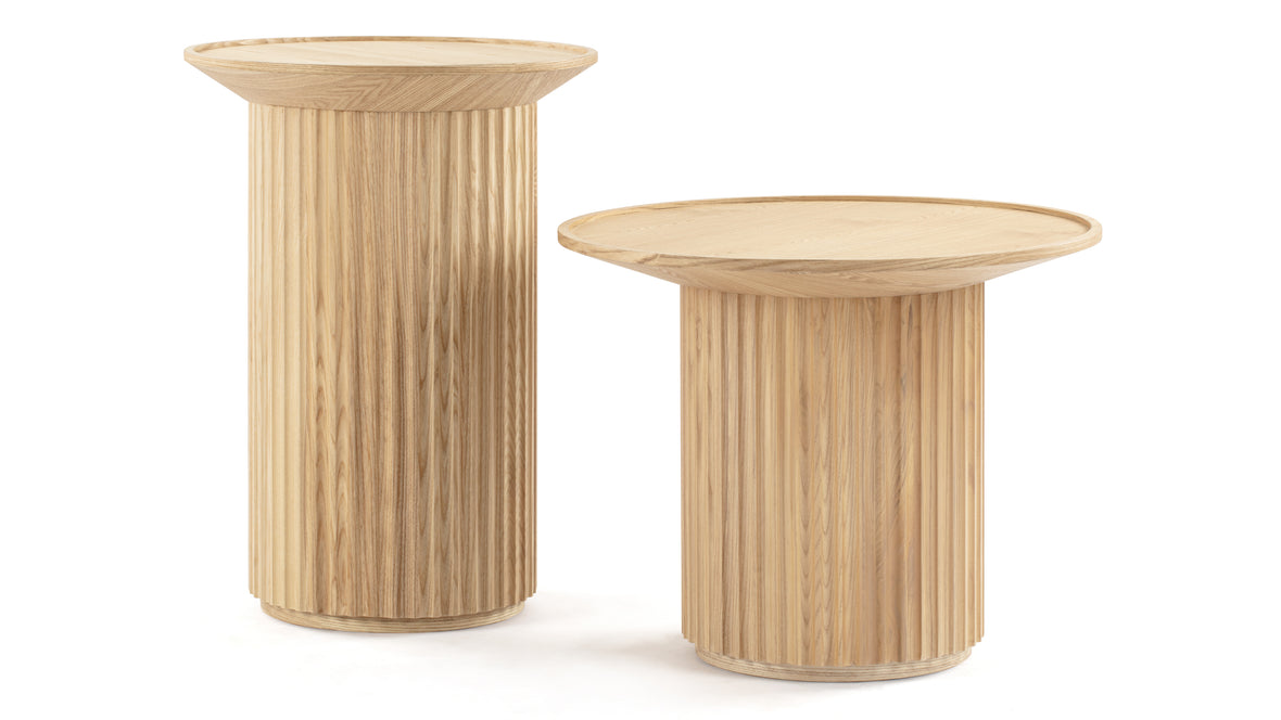 Otto - Otto Side Table, Tall, Natural Ash