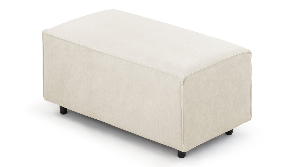 Extrasoft - Extrasoft Sectional Module, Small Armrest, Ivory Chenille