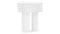 Tor - Tor Round Side Table, White Concrete