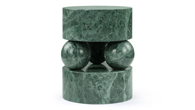 Mya - Mya Side Table, Green Marble