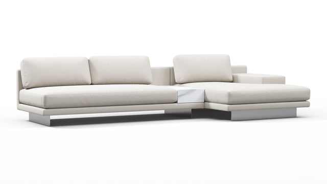 Alessio - Alessio Outdoor Sectional, Right Chaise, Shell Performance Weave
