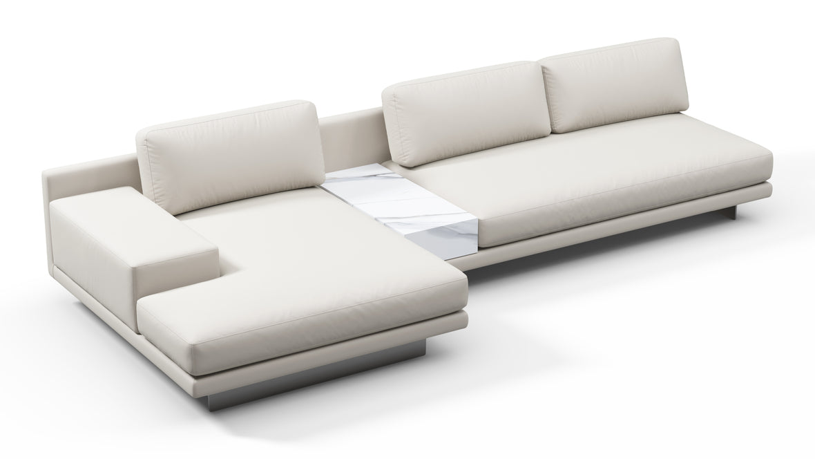 Alessio - Alessio Outdoor Sectional, Left Chaise, Shell Performance Weave
