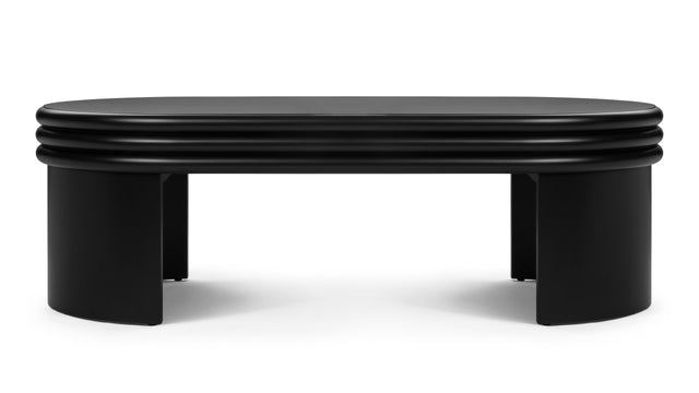 Pascal - Pascal Oval Coffee Table, Black