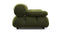 Belia - Belia Two Seater Sofa, Thyme Luxe Velvet