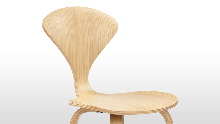 SLEEK SILHOUETTE | Recognizable anywhere, the elegant curves of the Norman Stool's backrest and legs offer a subtle but impactful design choice which visually soften the chair's form. Surprisingly light and comfortable, the Norman collection is designed to mold to the human form, providing support without compromising on style.
