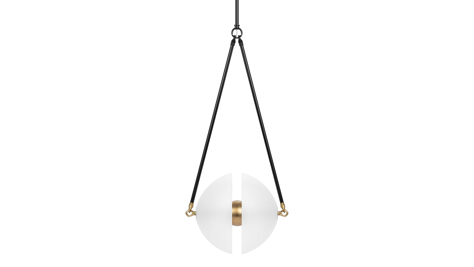 Radiant Brilliance | Inspired by the intricate connections found in neural networks, the Palla pendant features a delicate arrangement of glass suspended from a slender brass frame. The unique arrangement of the light creates a mesmerizing visual display.
