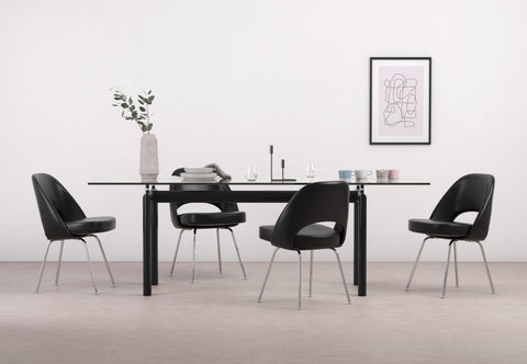 Corbusier - Corbusier Dining Table, Black