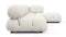 Belia - Belia Sectional, Right Chaise, White Boucle