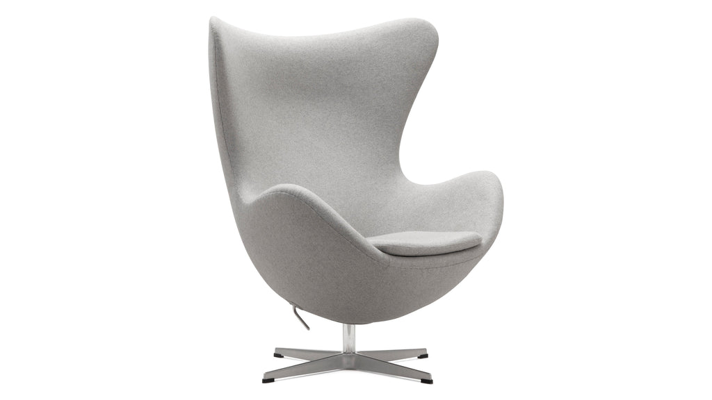 Light grey egg discount chair