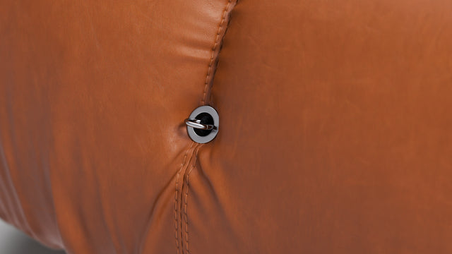 Belia - Belia Ottoman, Tan Premium Leather