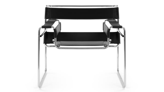 Stanley Chair - Stanley Chair, Midnight Black Premium Leather