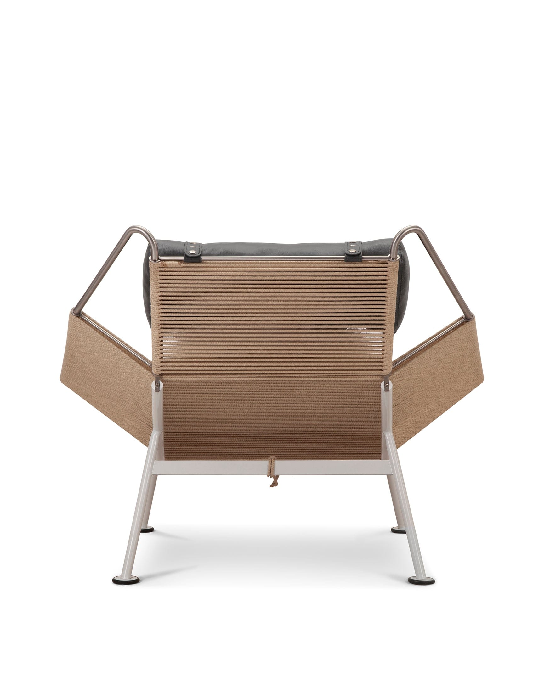 Halyard Lounge Chair, Black Premium Leather and Icelandic
