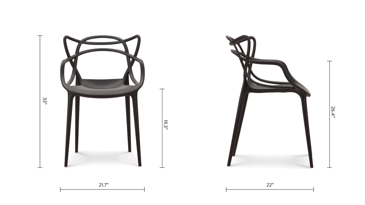 Masters Chair, Black | Philippe Starck | Interior Icons