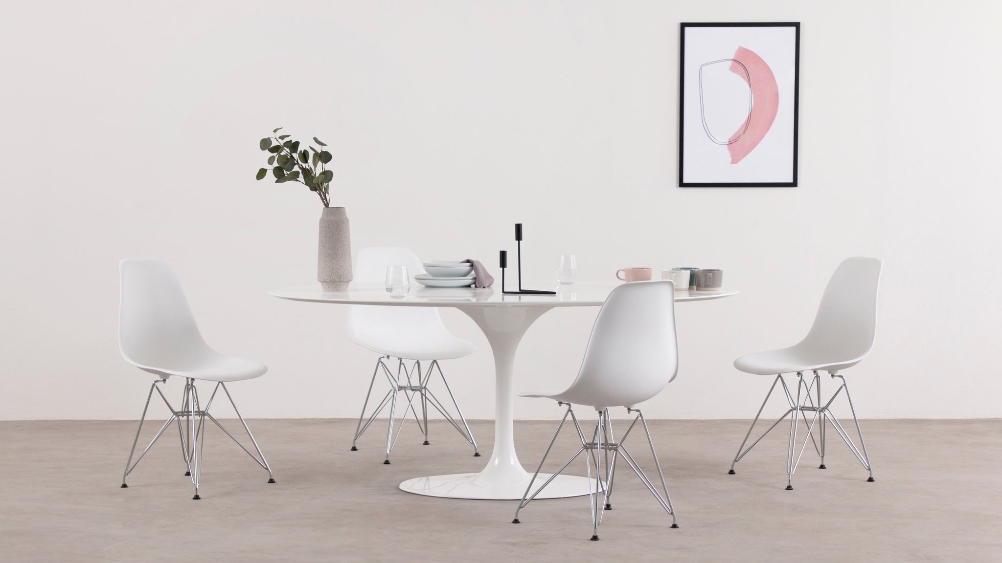 White eiffel best sale dining chairs