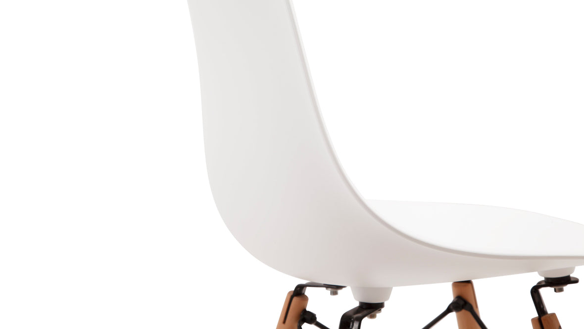 Flynn - Flynn Molded Side Chair, White
