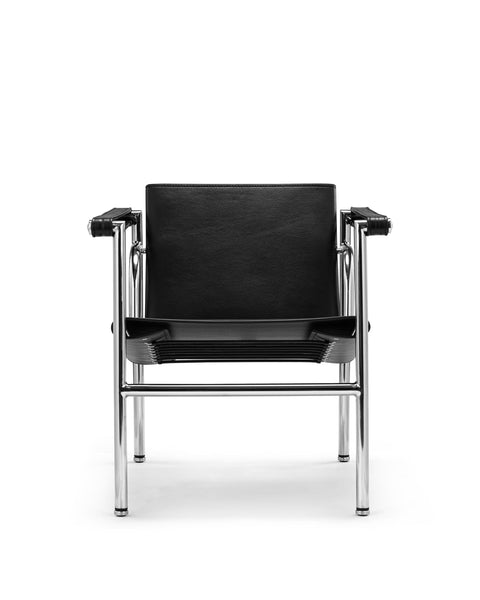 Corbusier Armchair, Black Premium Leather – Interior Icons