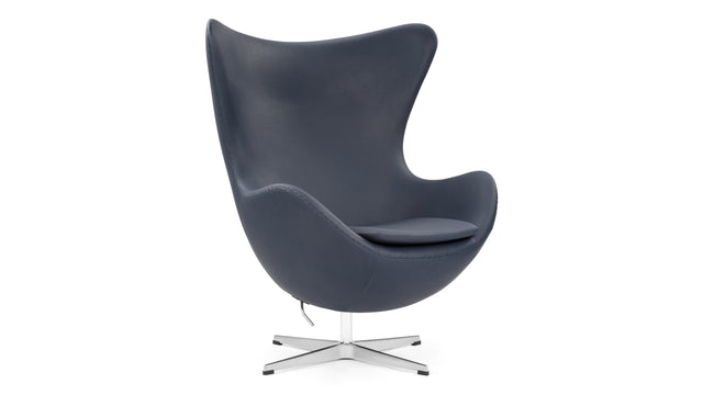 Arne - Arne Chair, Vintage Blue Vegan Leather