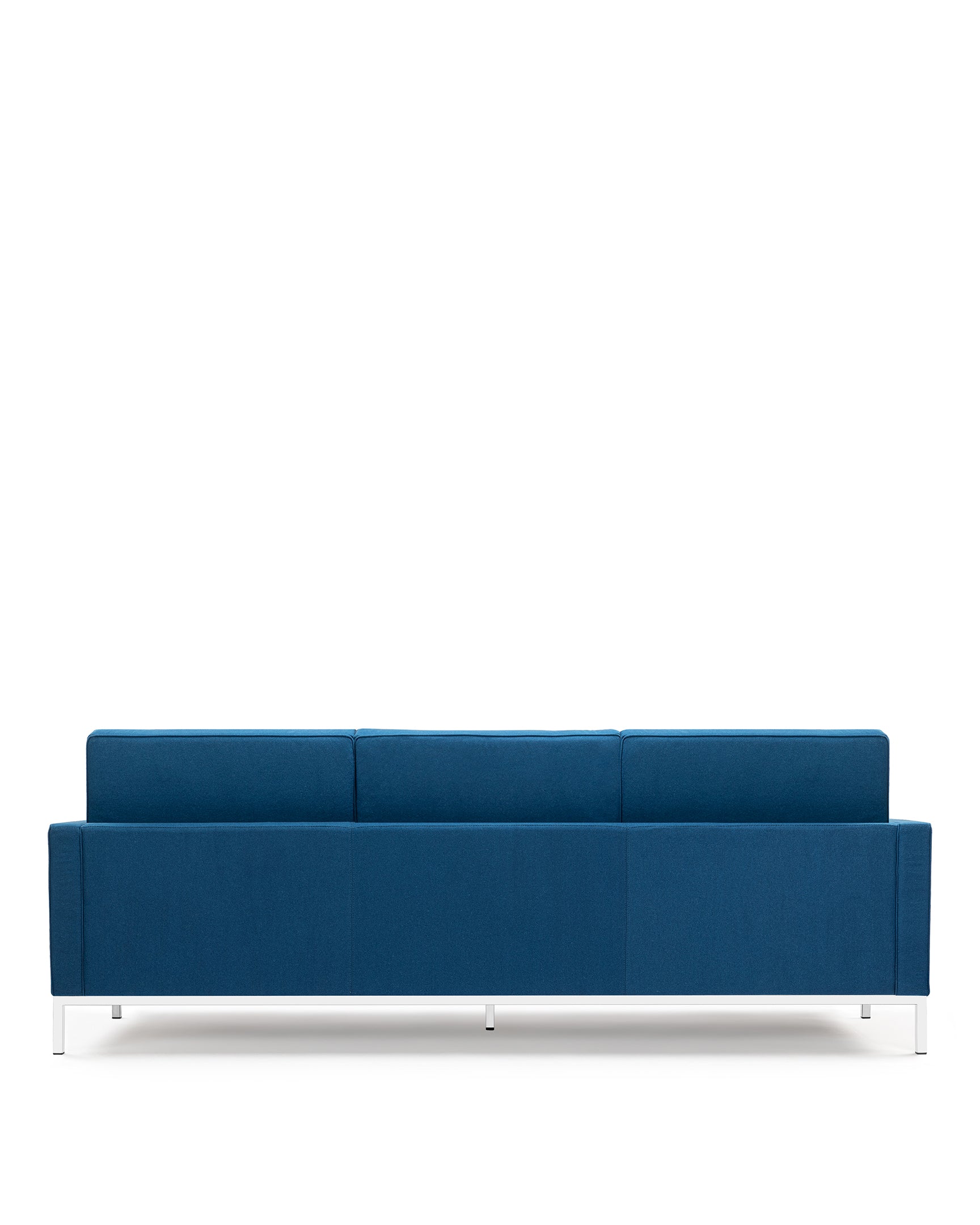Florence Three Seater Sofa, Indigo Blue Wool – Interior Icons