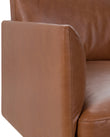 Toriko - Toriko Lounge Chair, Tan Premium Leather | FINAL SALE