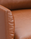 Toriko - Toriko Lounge Chair, Tan Premium Leather | FINAL SALE