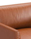 Toriko - Toriko Lounge Chair, Tan Premium Leather | FINAL SALE