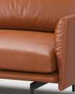 3 Seaters Toriko Three Seater Sofa, Tan Premium Leather