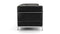 Corbusier Sofa - Corbusier Grand Modele Three Seater Sofa, Midnight Black Premium Leather