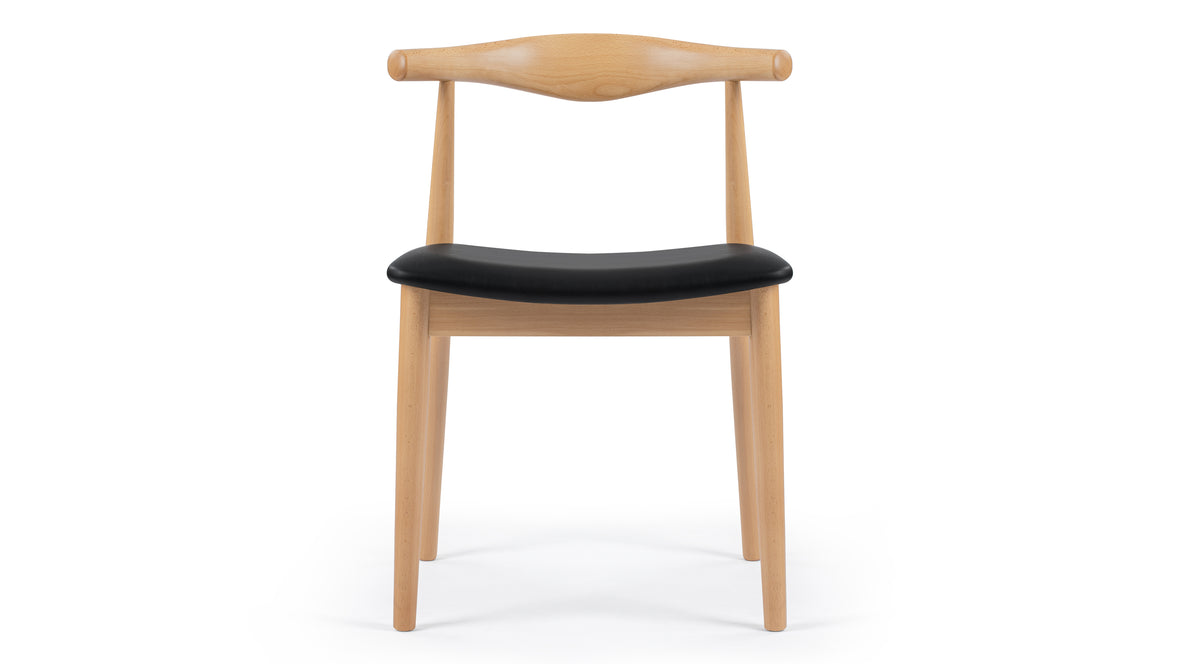 CH20 Elbow - CH20 Elbow Chair, Beech, Wide Version