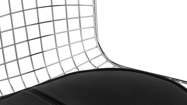 Bertie - Bertie Side Chair, Chrome Frame
