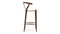 Wish - Wish Bar Stool, Light Walnut, 29.5