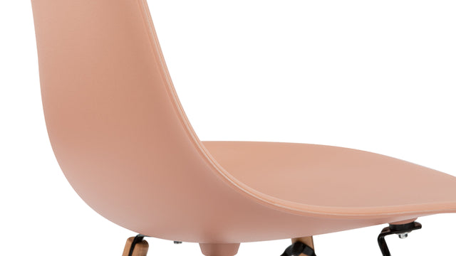 Flynn - Flynn Molded Side Chair, Vintage Pink