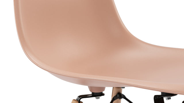 Flynn - Flynn Molded Side Chair, Vintage Pink
