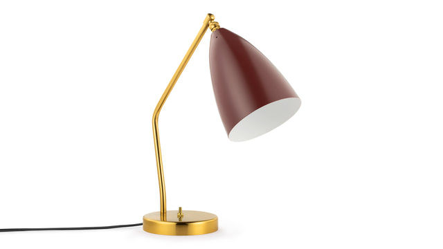 Cicada - Cicada Table Lamp, Burgundy