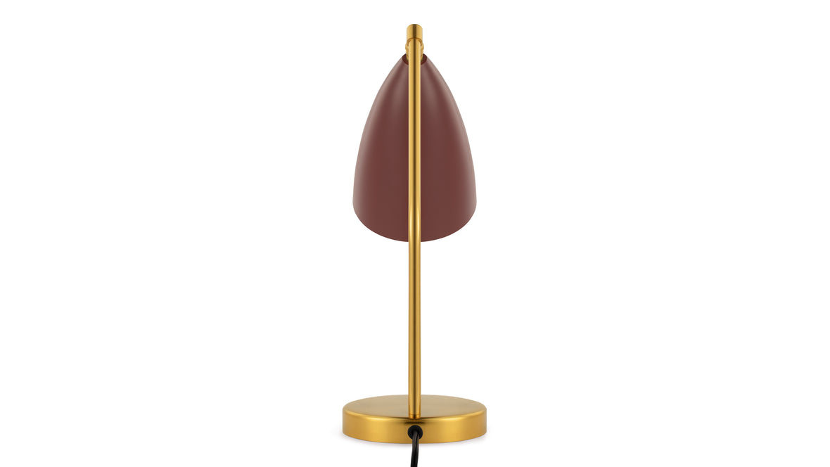 Cicada - Cicada Table Lamp, Burgundy