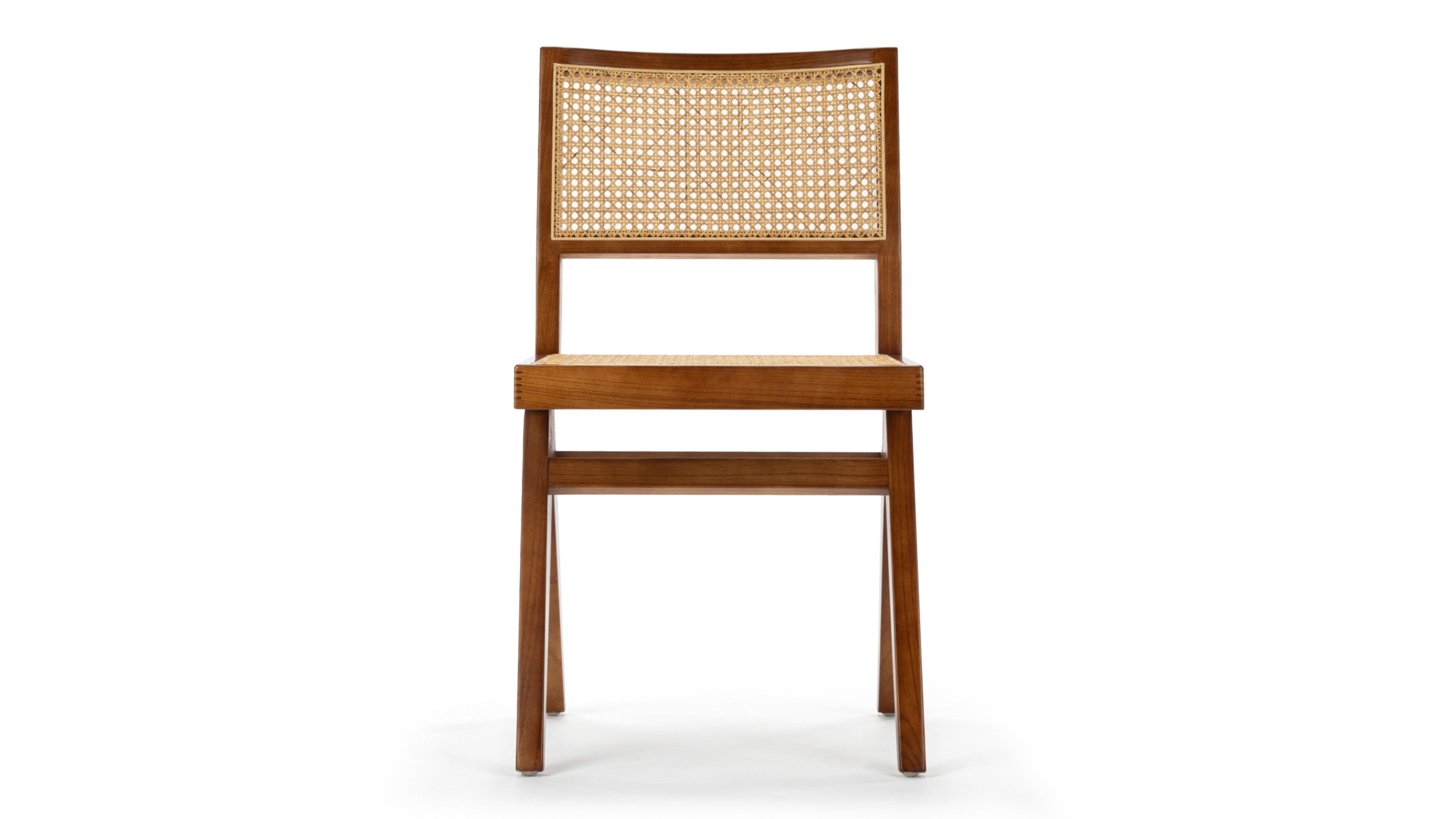 Jeanneret Side Chair, Walnut Pierre Jeanneret Interior Icons