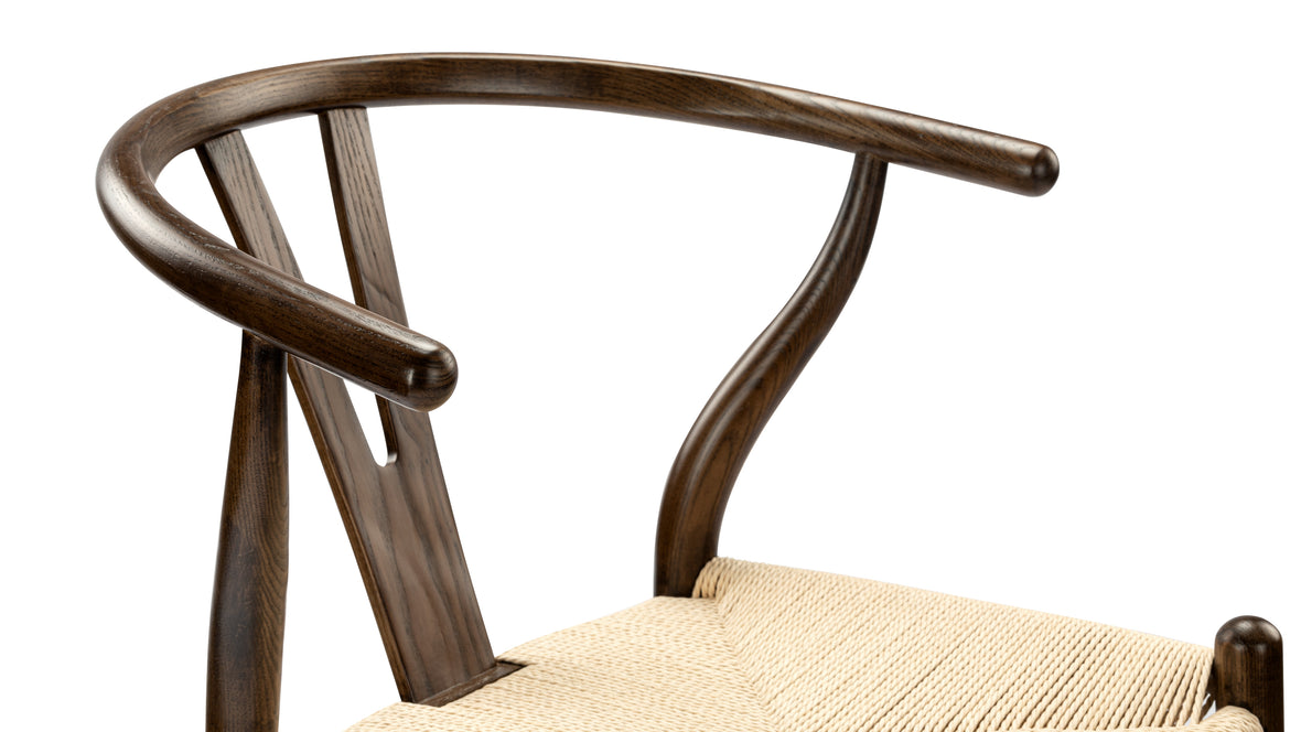 Wish - Wish Bar Stool, Dark Walnut, 29.5