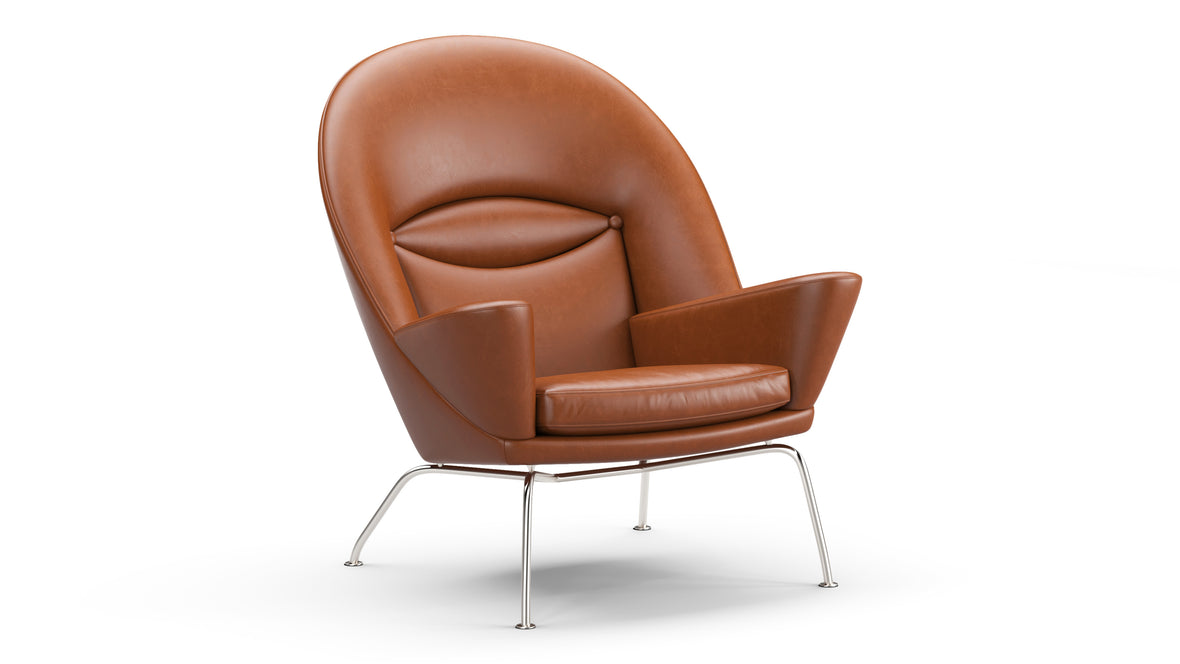 CH468 Oculus Chair, Premium Leather | Wegner | Interior