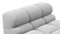 Tufted - Tufted Module, Armless, Light Gray Wool