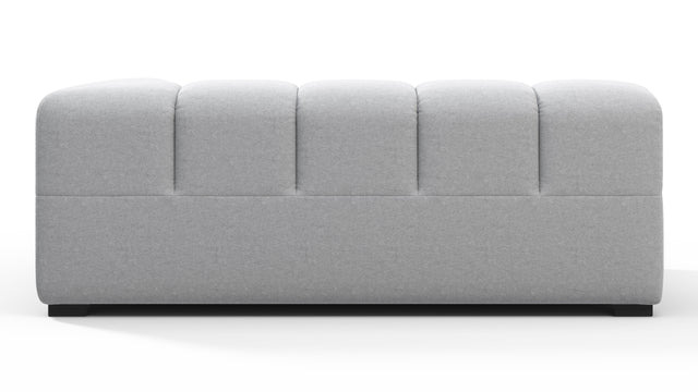 Tufted - Tufted Module, Extra Large Right Corner, Light Gray Wool