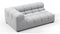 Tufted - Tufted Module, Extra Large Left Corner, Light Gray Wool