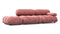 Belia - Belia Open End Sofa, Left, Blush Pink Velvet