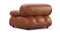 Belia - Belia Module, Right Arm, Tan Premium Leather