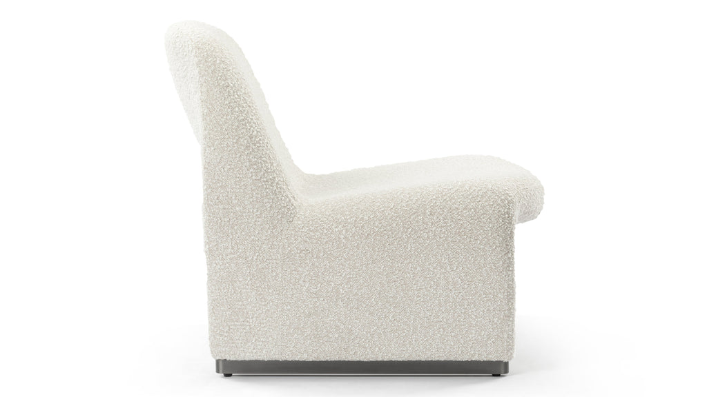 Alky Chair, White Boucle | Interior Icons