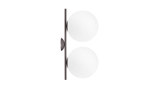 Iris - Iris Double Wall & Ceiling Light 2, Pewter