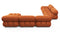 Belia - Belia Large Sectional, Left Corner, Apricot Velvet