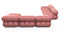 Belia - Belia Large Sectional, Right Corner, Blush Pink Velvet