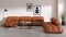 Belia - Belia Large Sectional, Right Corner, Tan Premium Leather