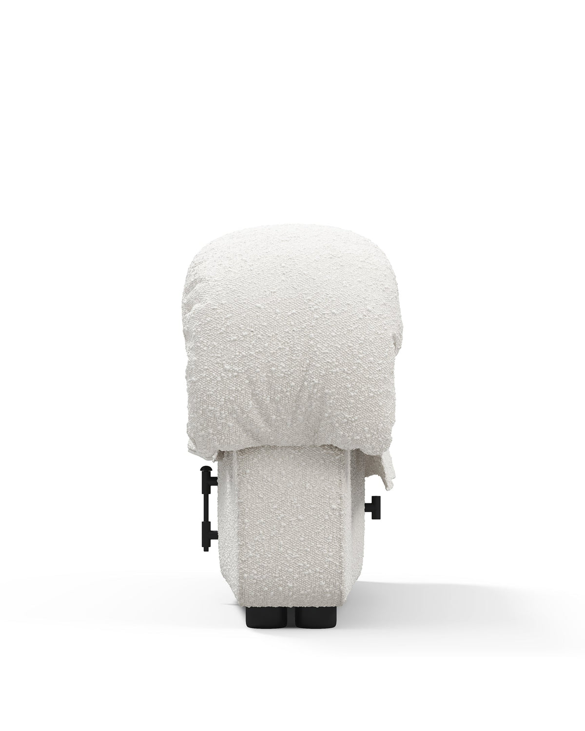 DS 600 Intermediate Stool Module, White Boucle – Interior Icons