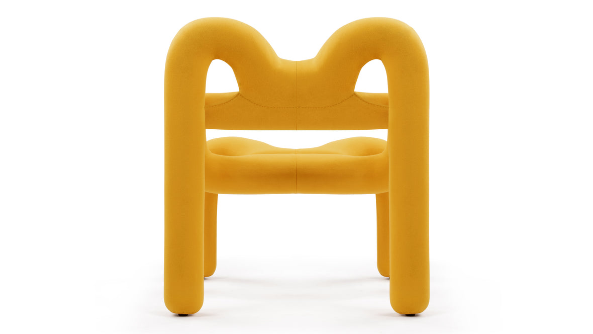Ekstrem - Ekstrem Lounge Chair, Yellow